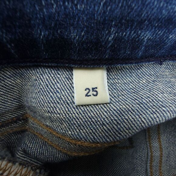 CITIZENS OF HUMANITY Elsa Mid Rise Slim Fit Crop Jeans 25 Dark Wash Denim Ankle - Picture 3 of 12